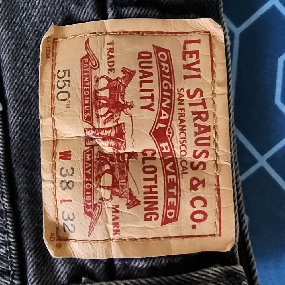 Levi's Men's 550 Relaxed Fit Jeans 38 x 32 - Picture 4 of 6